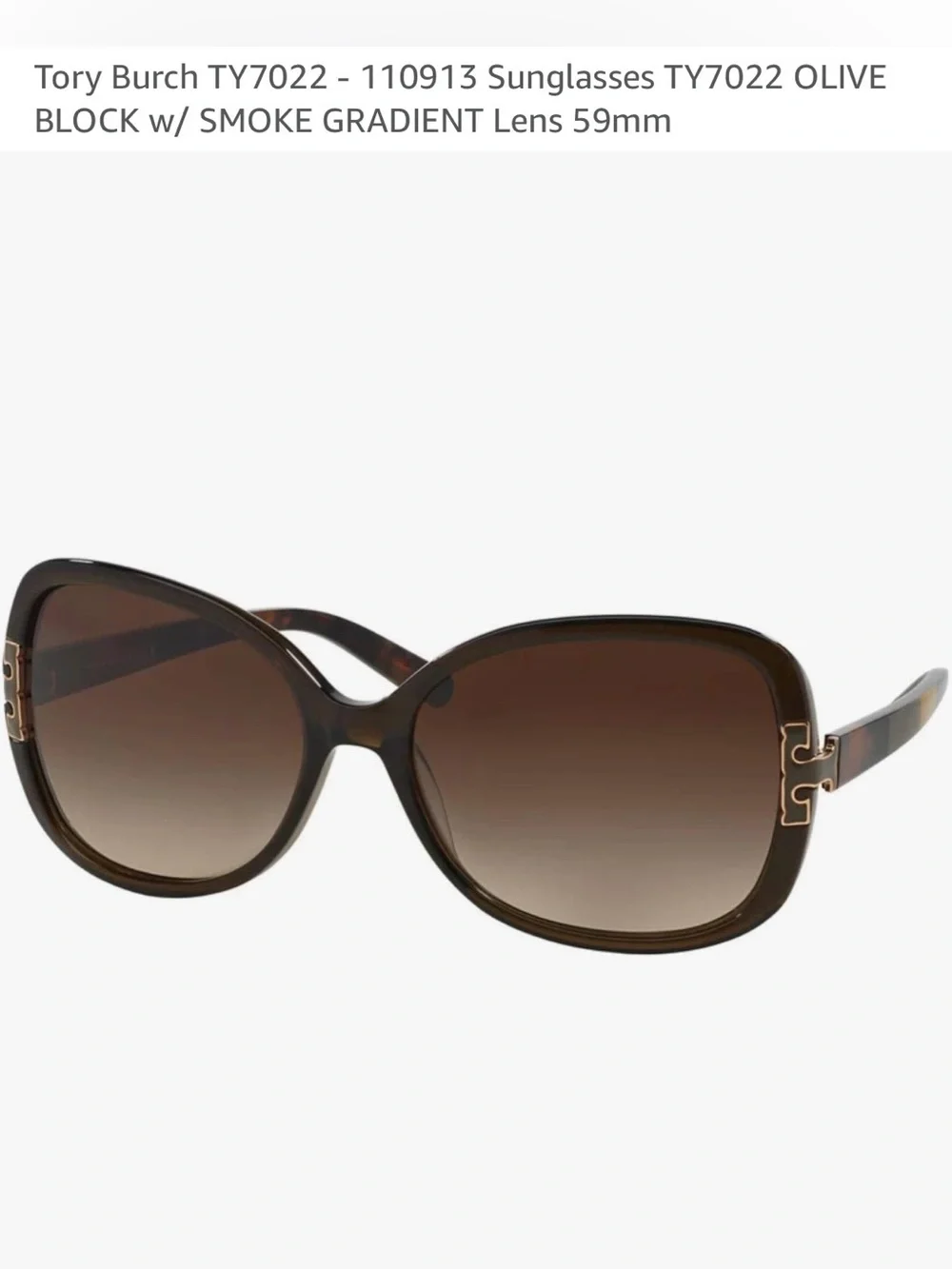 Tory Burch Gradient Oversized Women's Sunglasses